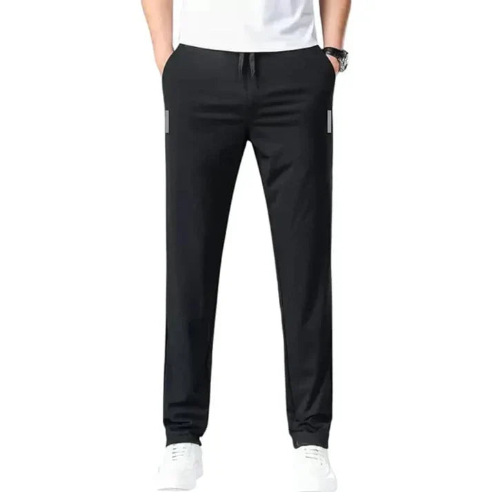 Pack of 3 Offer 😍 Men’s Premium-Quality Stretch Lycra Pants | Black, Blue & Grey