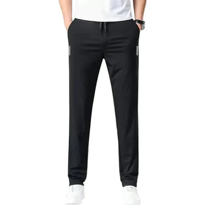Pack of 3 Offer 😍 Men’s Premium-Quality Stretch Lycra Pants | Black, Blue & Grey