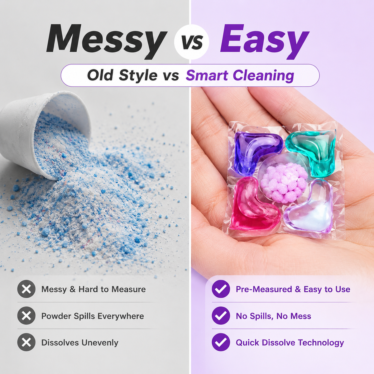 WASHORA™5 in 1 Laundry Power Detergent Pods