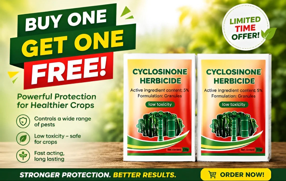 Cyclosinone Herbicide Granules and growth supplements: Buy 1 Get 1 Free