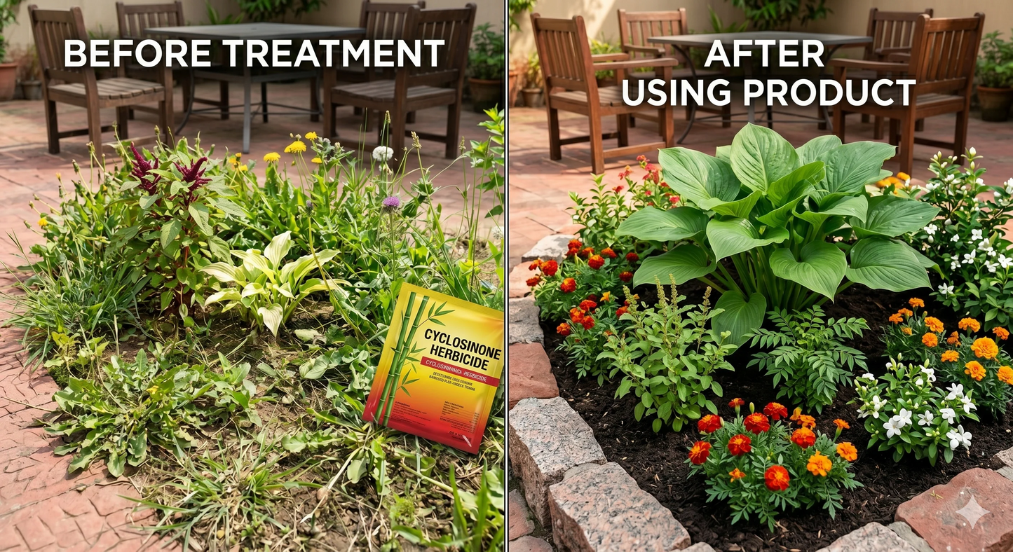 Cyclosinone Herbicide Granules and growth supplements: Buy 1 Get 1 Free
