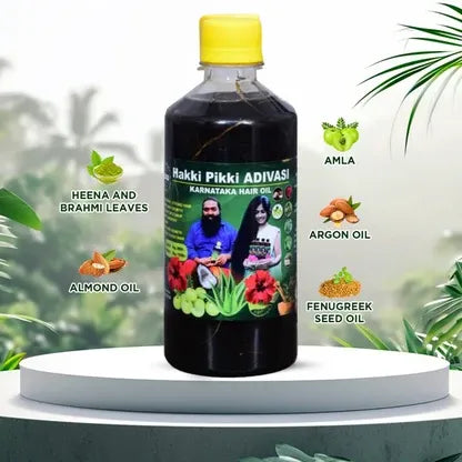 Adivasi Hakki Pikki Herbal Hair Oil (pack of 2)