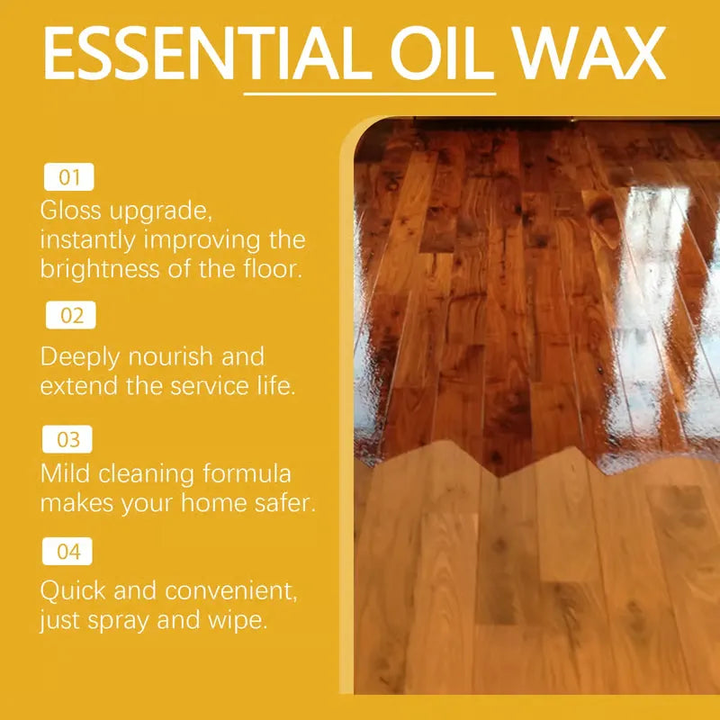 🔥LAST DAY 49% OFF - 🐝TrueRelief Beeswax Wood Polish Spray 120ml - ✨Shine & Protect Instantly 🏠