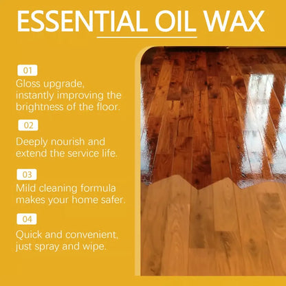 🔥LAST DAY 49% OFF - 🐝TrueRelief Beeswax Wood Polish Spray 120ml - ✨Shine & Protect Instantly 🏠
